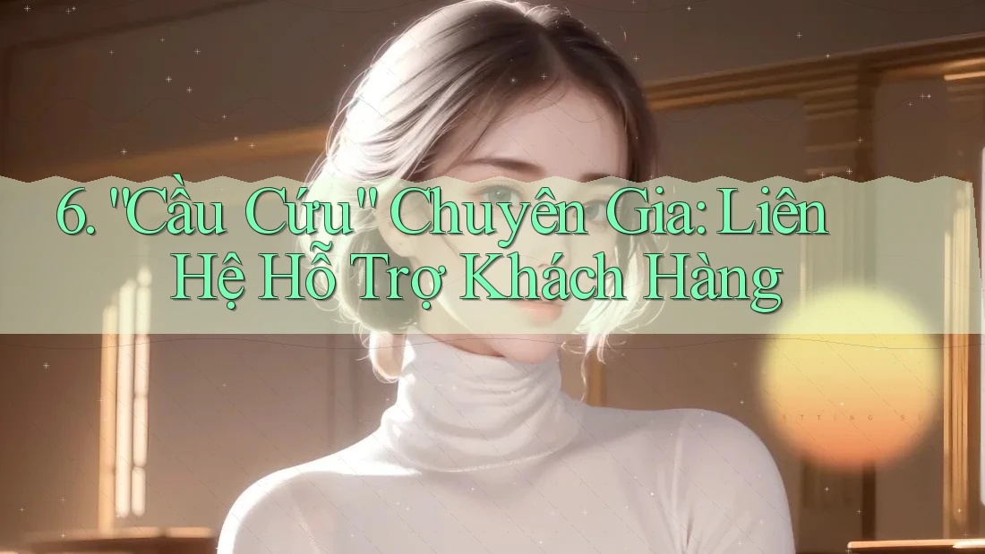 6. “Cầu Cứu” Chuyên Gia: Liên Hệ Hỗ Trợ Khách Hàng 6. “Cầu Cứu” Chuyên Gia: Liên Hệ Hỗ Trợ Khách Hàng