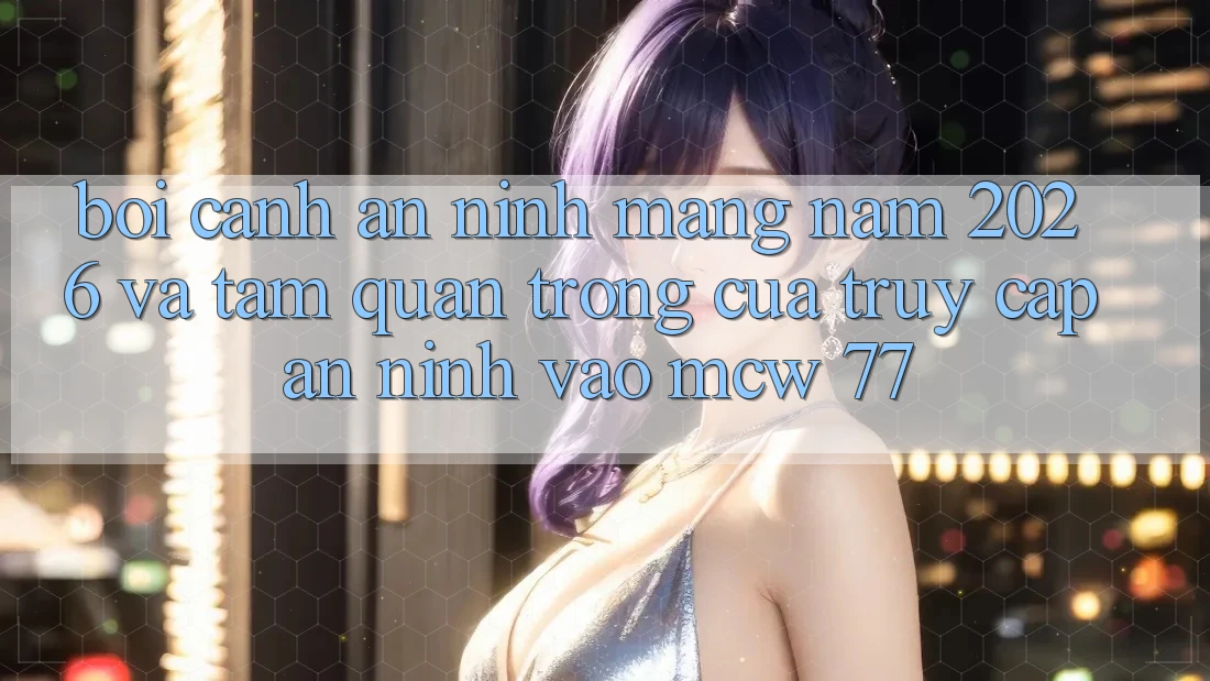 Bối Cảnh An Ninh Mạng Năm 2026 Và Tầm Quan Trọng Của Truy Cập An ninh Vào MCW 77