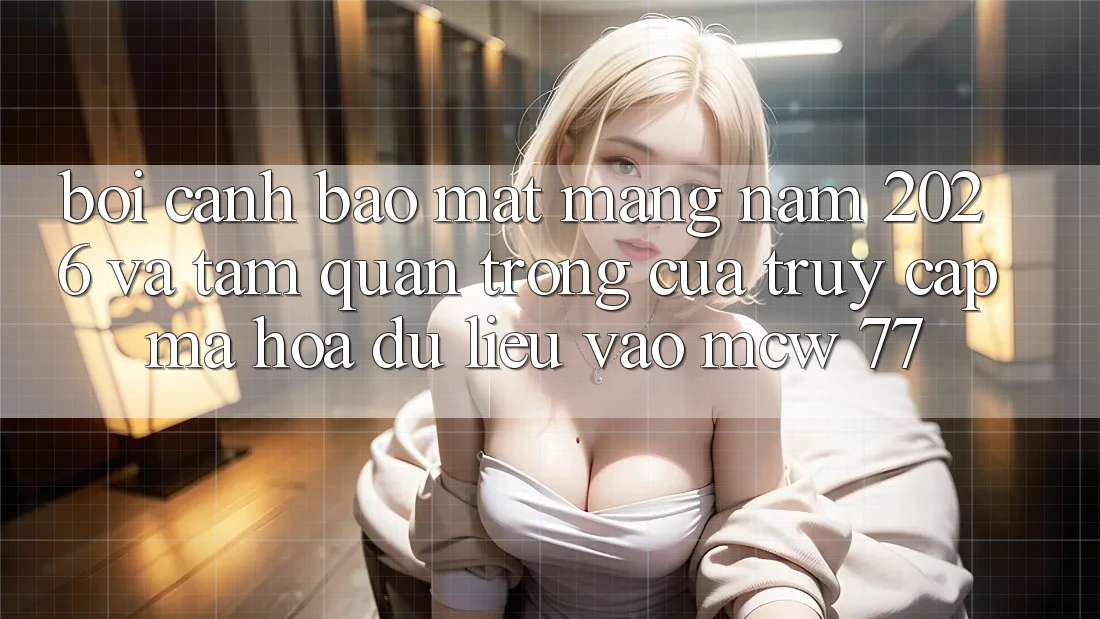 Bối Cảnh Bảo mật Mạng Năm 2026 Và Tầm Quan Trọng Của Truy Cập Mã hóa dữ liệu Vào MCW 77 Bối Cảnh Bảo mật Mạng Năm 2026 Và Tầm Quan Trọng Của Truy Cập Mã hóa dữ liệu Vào MCW 77