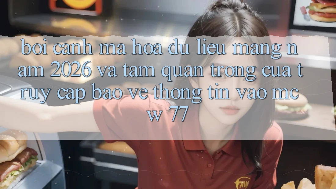 Bối Cảnh Mã hóa dữ liệu Mạng Năm 2026 Và Tầm Quan Trọng Của Truy Cập Bảo vệ thông tin Vào MCW 77 Bối Cảnh Mã hóa dữ liệu Mạng Năm 2026 Và Tầm Quan Trọng Của Truy Cập Bảo vệ thông tin Vào MCW 77
