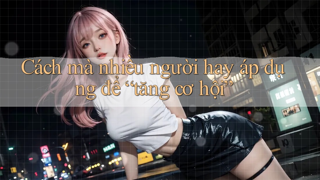 Cách mà nhiều người hay áp dụng để “tăng cơ hội”