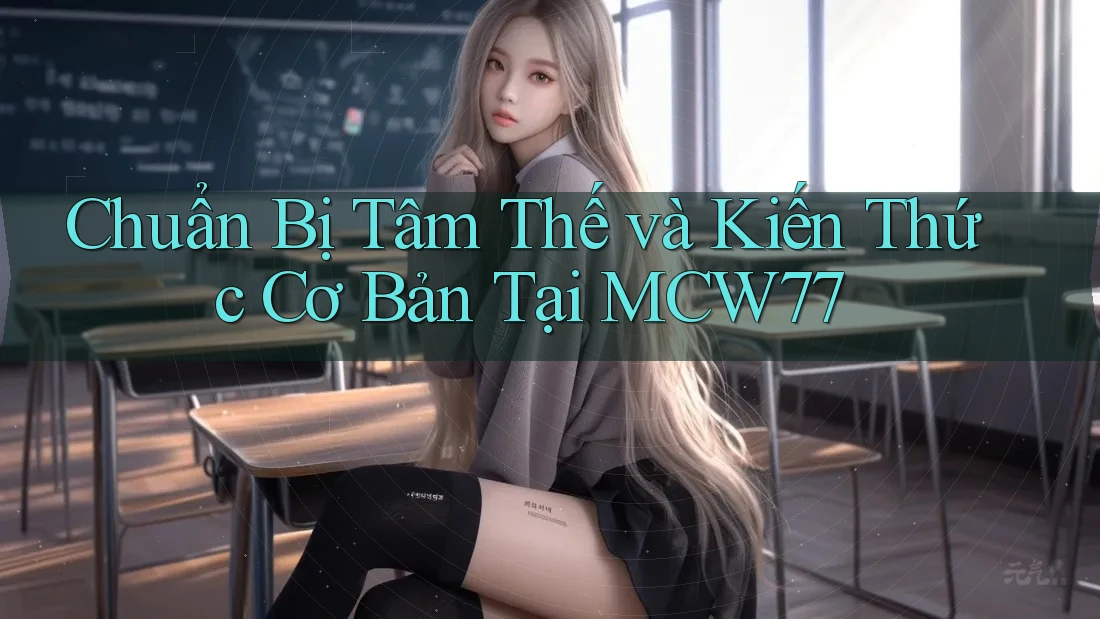 Chuẩn Bị Tâm Thế và Kiến Thức Cơ Bản Tại MCW77 Chuẩn Bị Tâm Thế và Kiến Thức Cơ Bản Tại MCW77