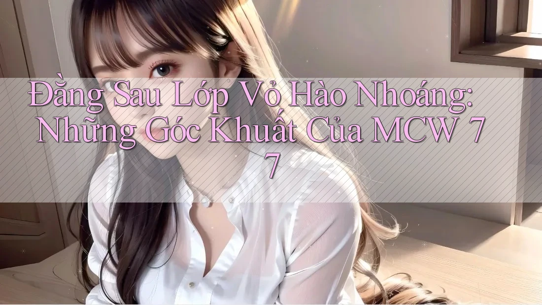 Đằng Sau Lớp Vỏ Hào Nhoáng: Những Góc Khuất Của MCW 77