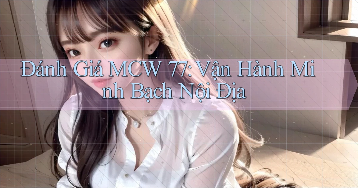 đánh giá mcw 77 vận hành minh bạch nội địa