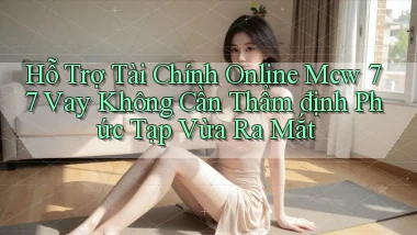 hỗ trợ tài chính online mcw 77 vay không cần thẩm định phức tạp vừa ra mắt