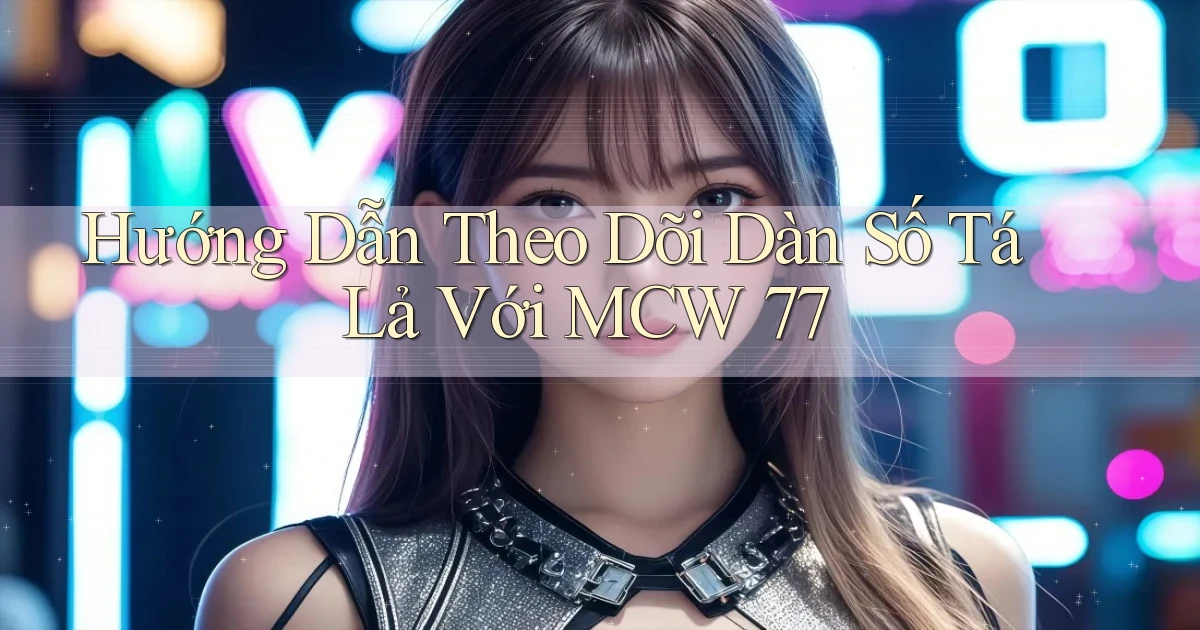hướng dẫn theo dõi dàn số tá lả với mcw 77
