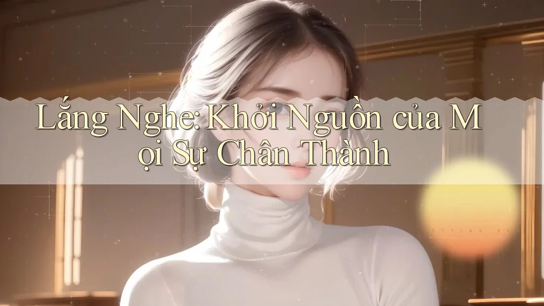 Lắng Nghe: Khởi Nguồn của Mọi Sự Chân Thành