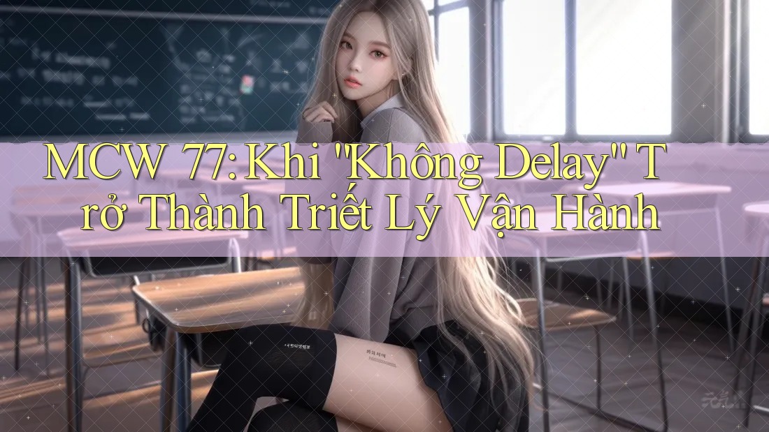 MCW 77: Khi “Không Delay” Trở Thành Triết Lý Vận Hành MCW 77: Khi “Không Delay” Trở Thành Triết Lý Vận Hành