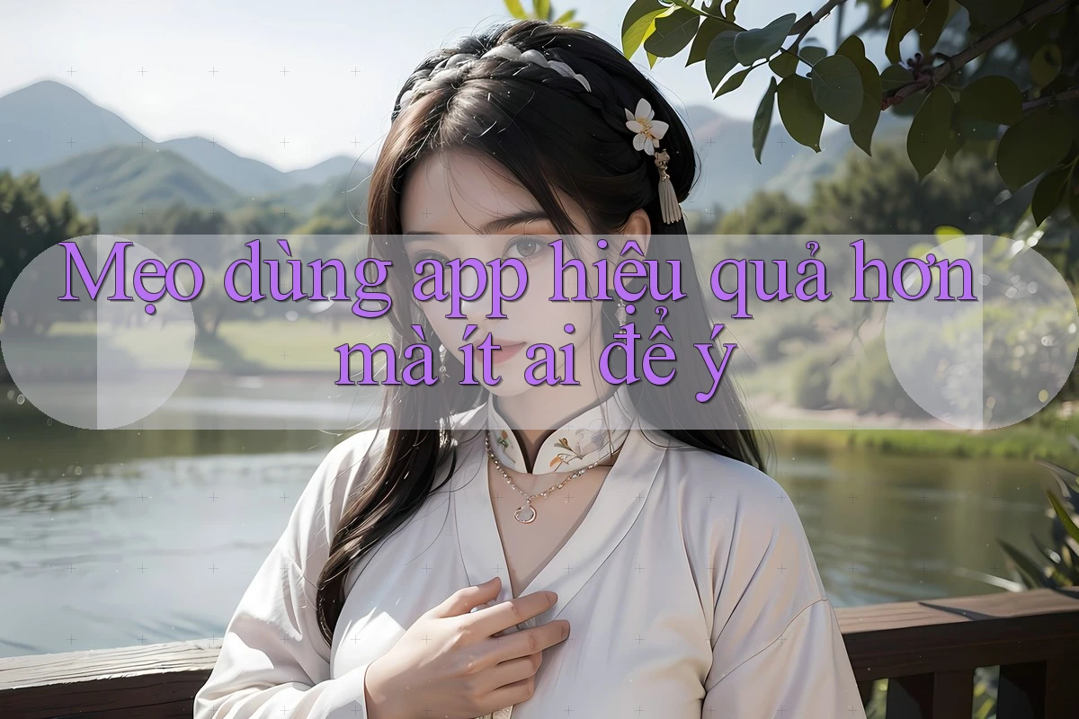Mẹo dùng app hiệu quả hơn mà ít ai để ý