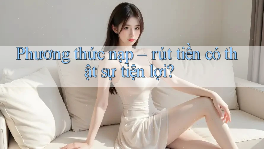 Phương thức nạp – rút tiền có thật sự tiện lợi? Phương thức nạp – rút tiền có thật sự tiện lợi?