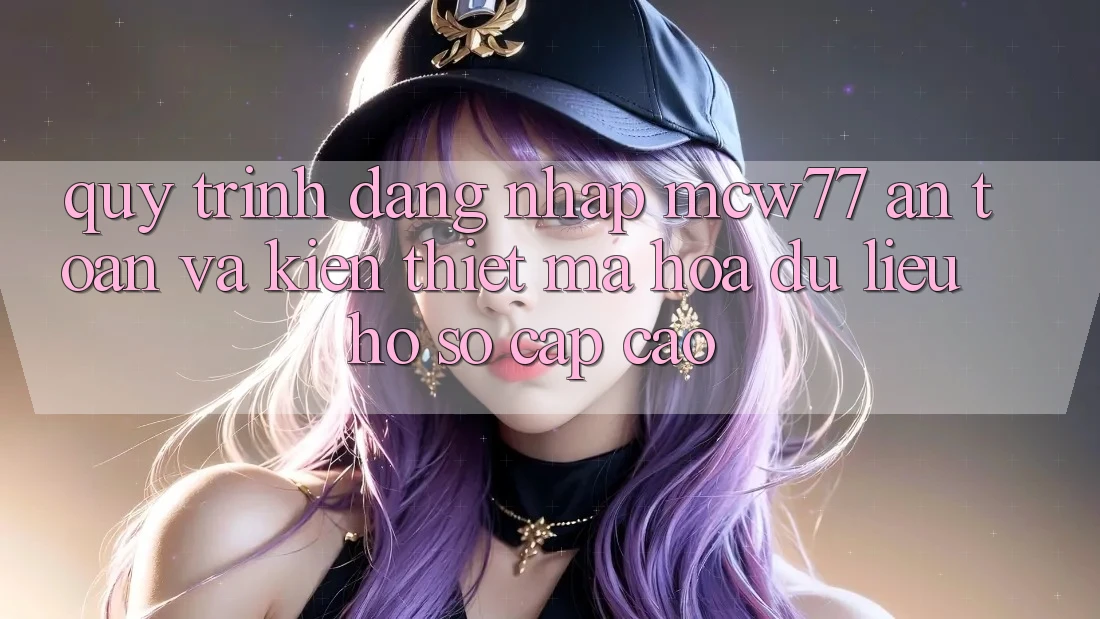 Quy Trình Đăng Nhập MCW77 An Toàn Và Kiến thiết Mã hóa dữ liệu Hồ sơ Cấp Cao