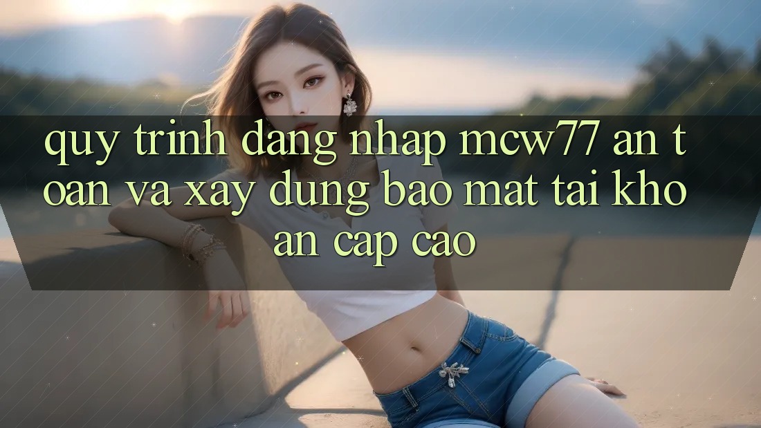 Quy Trình Đăng Nhập MCW77 An Toàn Và Xây dựng Bảo Mật Tài Khoản Cấp Cao Quy Trình Đăng Nhập MCW77 An Toàn Và Xây dựng Bảo Mật Tài Khoản Cấp Cao