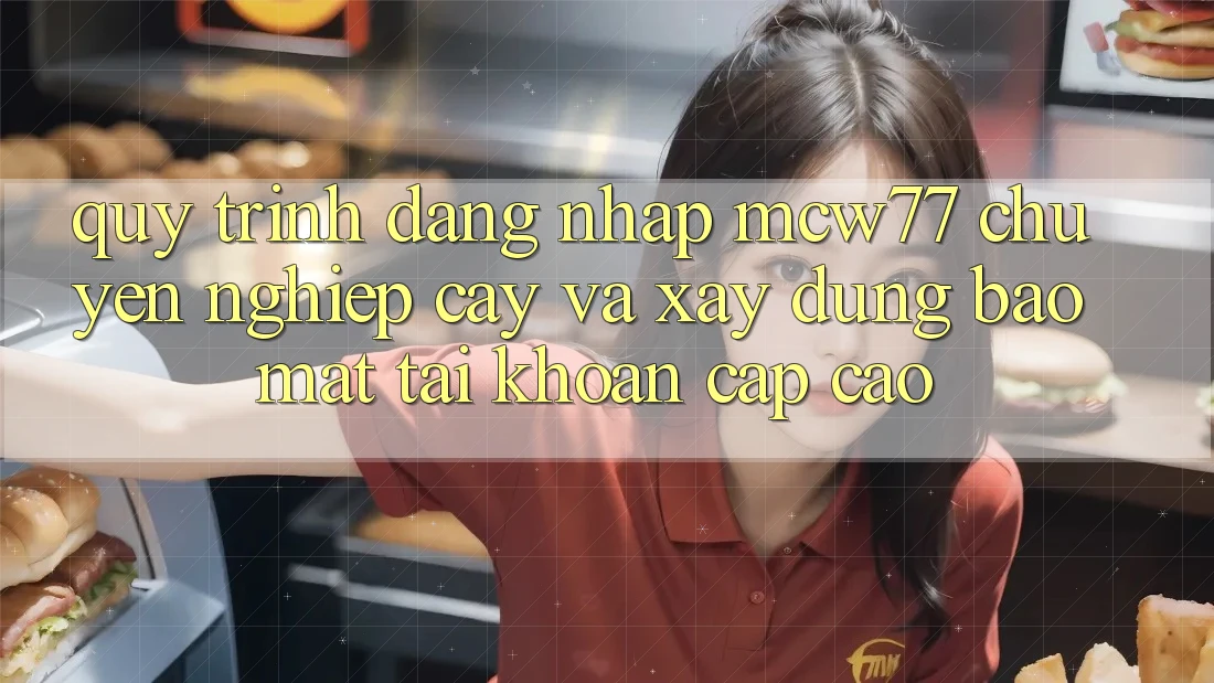 Quy Trình Đăng Nhập MCW77 Chuyên nghiệp cậy Và Xây dựng Bảo Mật Tài Khoản Cấp Cao Quy Trình Đăng Nhập MCW77 Chuyên nghiệp cậy Và Xây dựng Bảo Mật Tài Khoản Cấp Cao
