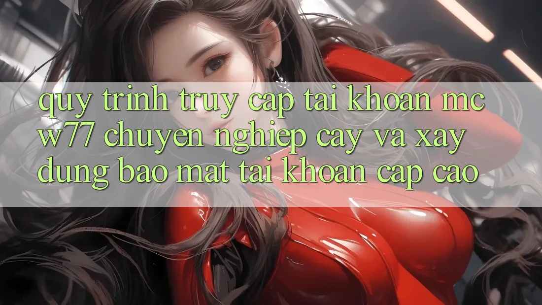 Quy Trình Truy cập tài khoản MCW77 Chuyên nghiệp cậy Và Xây dựng Bảo Mật Tài Khoản Cấp Cao Quy Trình Truy cập tài khoản MCW77 Chuyên nghiệp cậy Và Xây dựng Bảo Mật Tài Khoản Cấp Cao