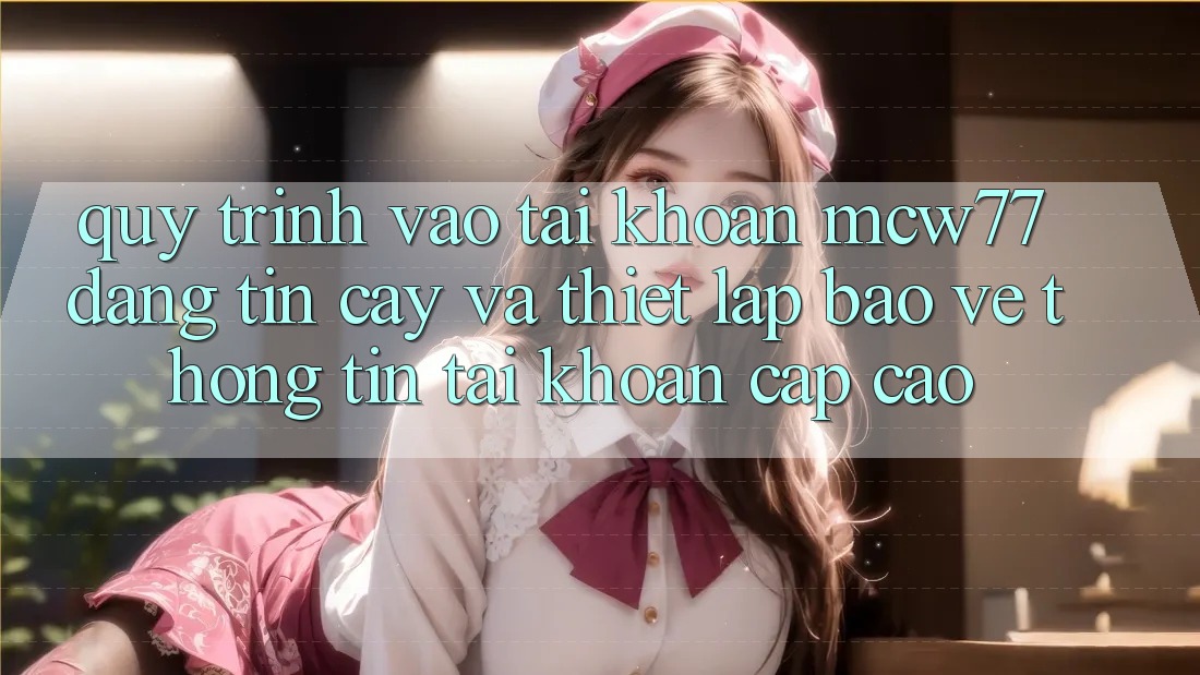 Quy Trình Vào tài khoản MCW77 Đáng tin cậy Và Thiết Lập Bảo vệ thông tin Tài Khoản Cấp Cao