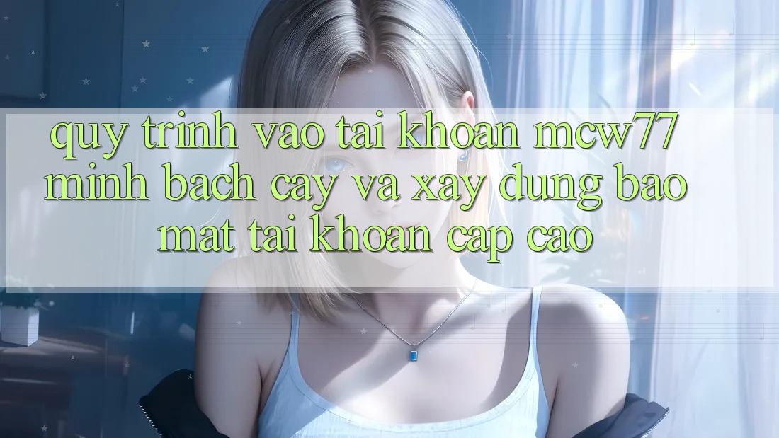 Quy Trình Vào tài khoản MCW77 Minh bạch cậy Và Xây dựng Bảo Mật Tài Khoản Cấp Cao Quy Trình Vào tài khoản MCW77 Minh bạch cậy Và Xây dựng Bảo Mật Tài Khoản Cấp Cao