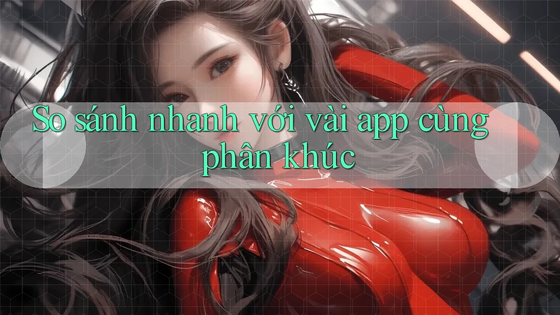 So sánh nhanh với vài app cùng phân khúc So sánh nhanh với vài app cùng phân khúc