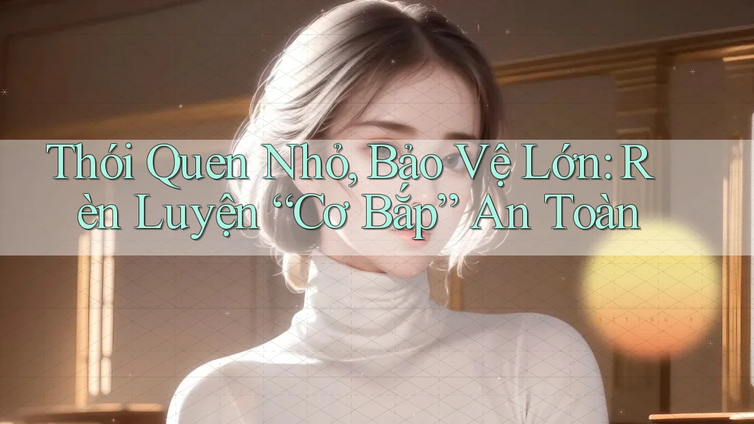 Thói Quen Nhỏ, Bảo Vệ Lớn: Rèn Luyện “Cơ Bắp” An Toàn